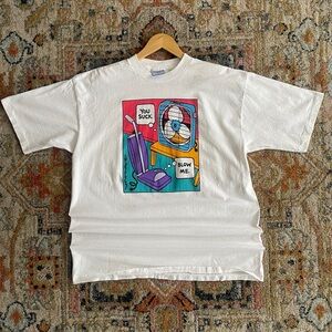 Vintage 90’s You Suck. Blow Me. Funny Tee